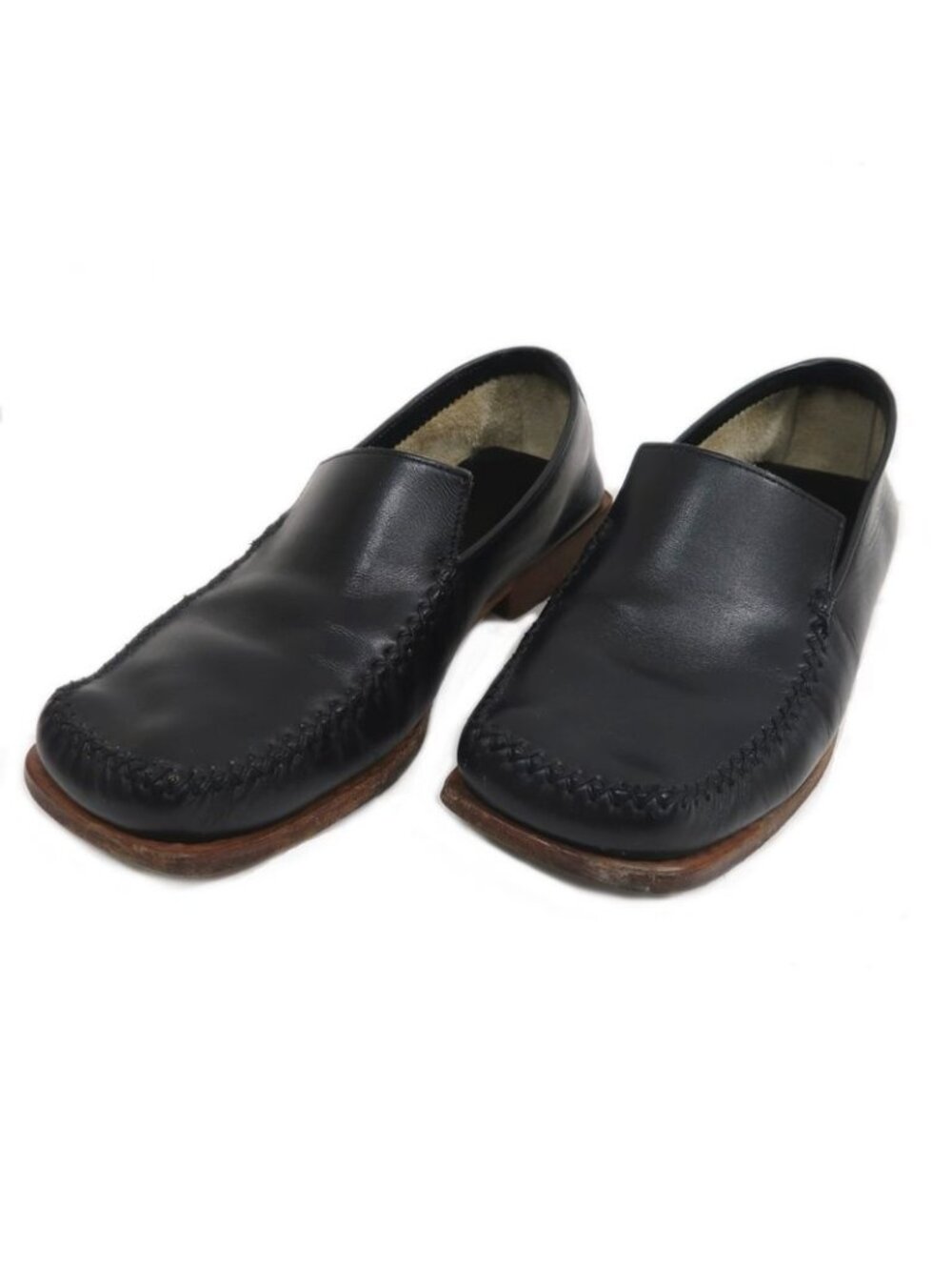 Louis Vuitton Loafers Size 6 Black Leather Shoes Apparel - Picture 2 of 10